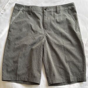 RSQ Big Boys Gray Flat-Front hybrid Shorts